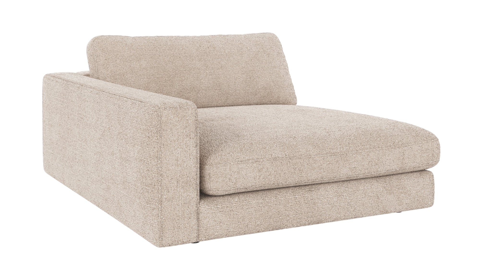 Duncan 1.5-Seater Chaise Longue – Left / Light Grey – 3
