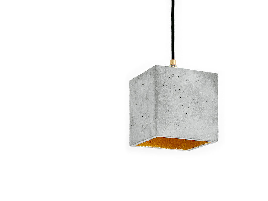 [B1] Pendant Light Grey Cubic, GANTlights Berlin- D40Studio