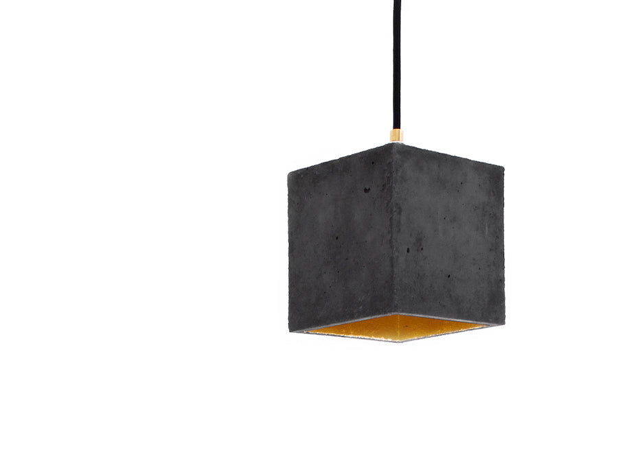 [B1] Pendant Dark Grey Cubic, GANTlights Berlin- D40Studio