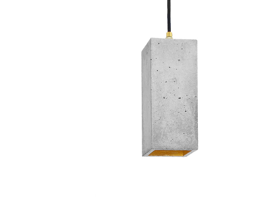 [B2] Pendant Light Grey Rectangular, GANTlights Berlin- D40Studio