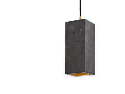 [B2] Pendant Dark Grey Rectangular, GANTlights Berlin- D40Studio
