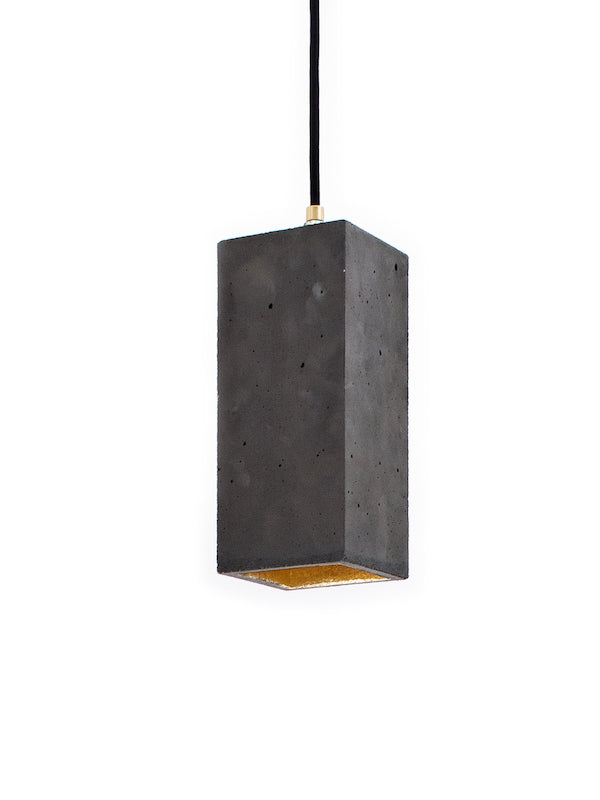 [B2] Pendant Dark Grey Rectangular, GANTlights Berlin- D40Studio
