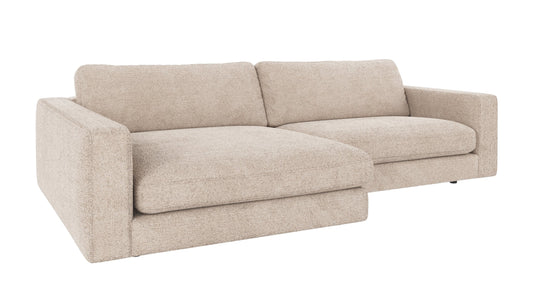 Duncan 3-Seater Sofa with Chaise Longue – Left / Light Grey – 4