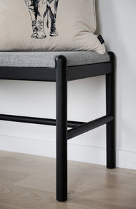 MILFORD Bench 80CM – Black – 4