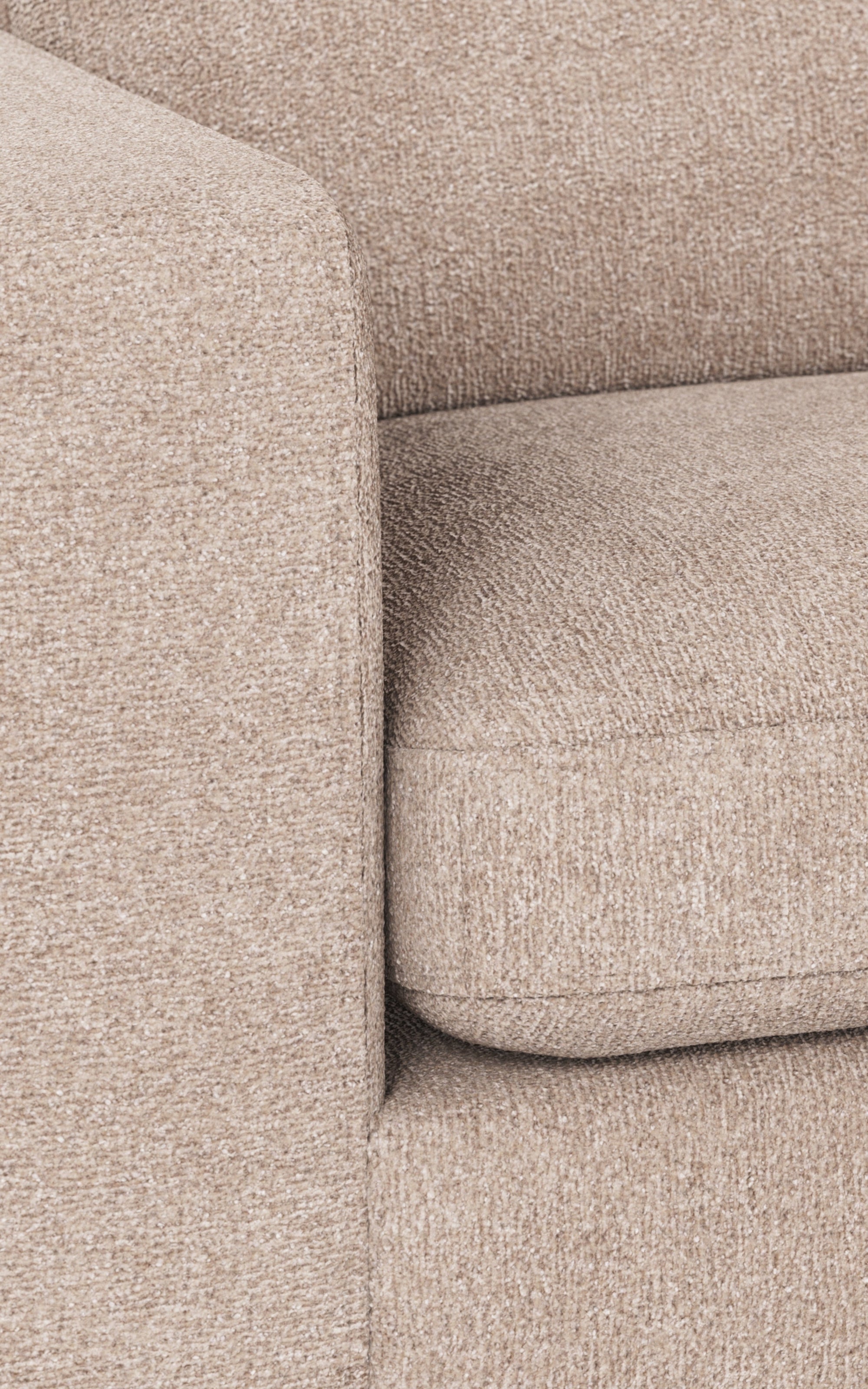 Duncan Open-End Corner Sofa, Left 345 x 216 cm – Light Beige – 4
