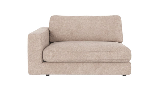 Duncan 1.5-Seater End Module with Armrest – Left / Light Beige – 1