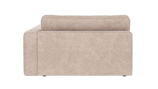 Duncan 1.5-Seater Chaise Longue – Right / Light Beige – 3