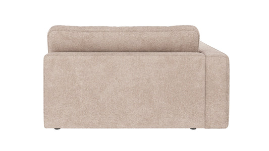 Duncan 1.5-Seater Chaise Longue – Left / Light Beige – 3