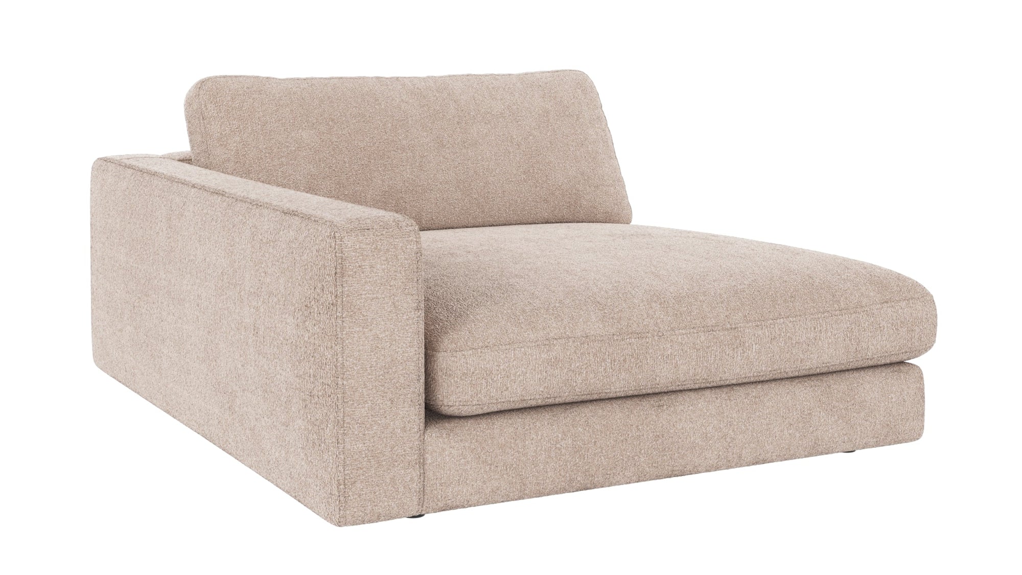 Duncan 1.5-Seater Chaise Longue – Left / Light Beige – 2