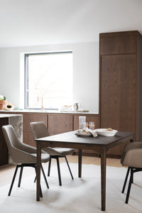 Markham Dining Table 140 x 90 cm – Brown Oak – 4