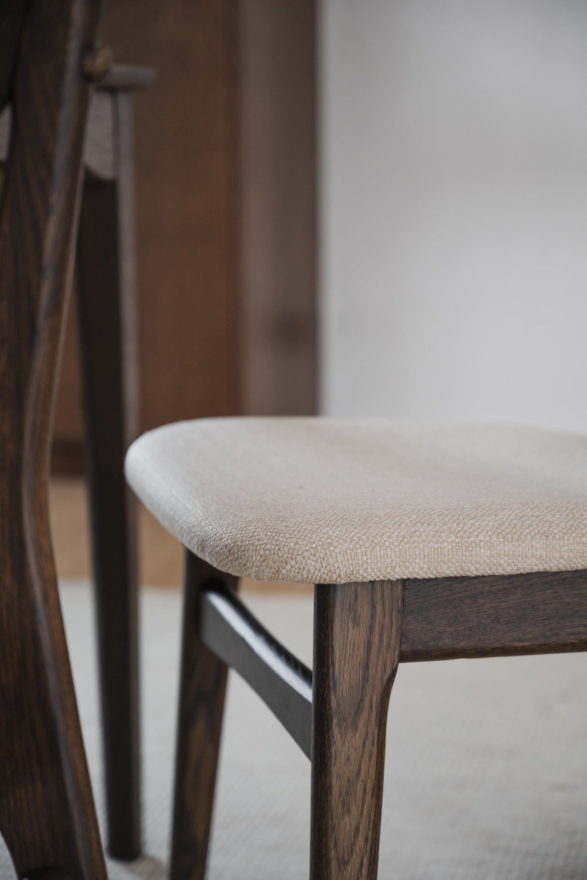 RODHAM Set of 2 Chairs – brown oak/beige – 6