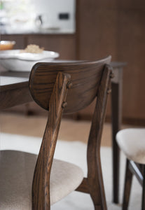 RODHAM Set of 2 Chairs – brown oak/beige – 5