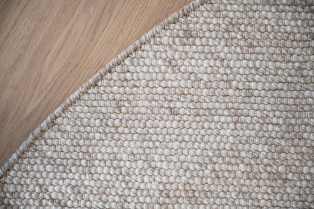 AUCKLAND Wool Round Carpet Ø250 – beige wool – 5