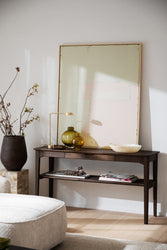 Markham Console Table with Drawer – Brown Oak – 2