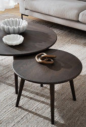 Tompkins Round Coffee Table Ø60 cm – Brown Oak – 2