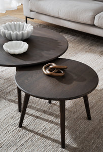 Tompkins Round Coffee Table Ø60 cm – Brown Oak – 2