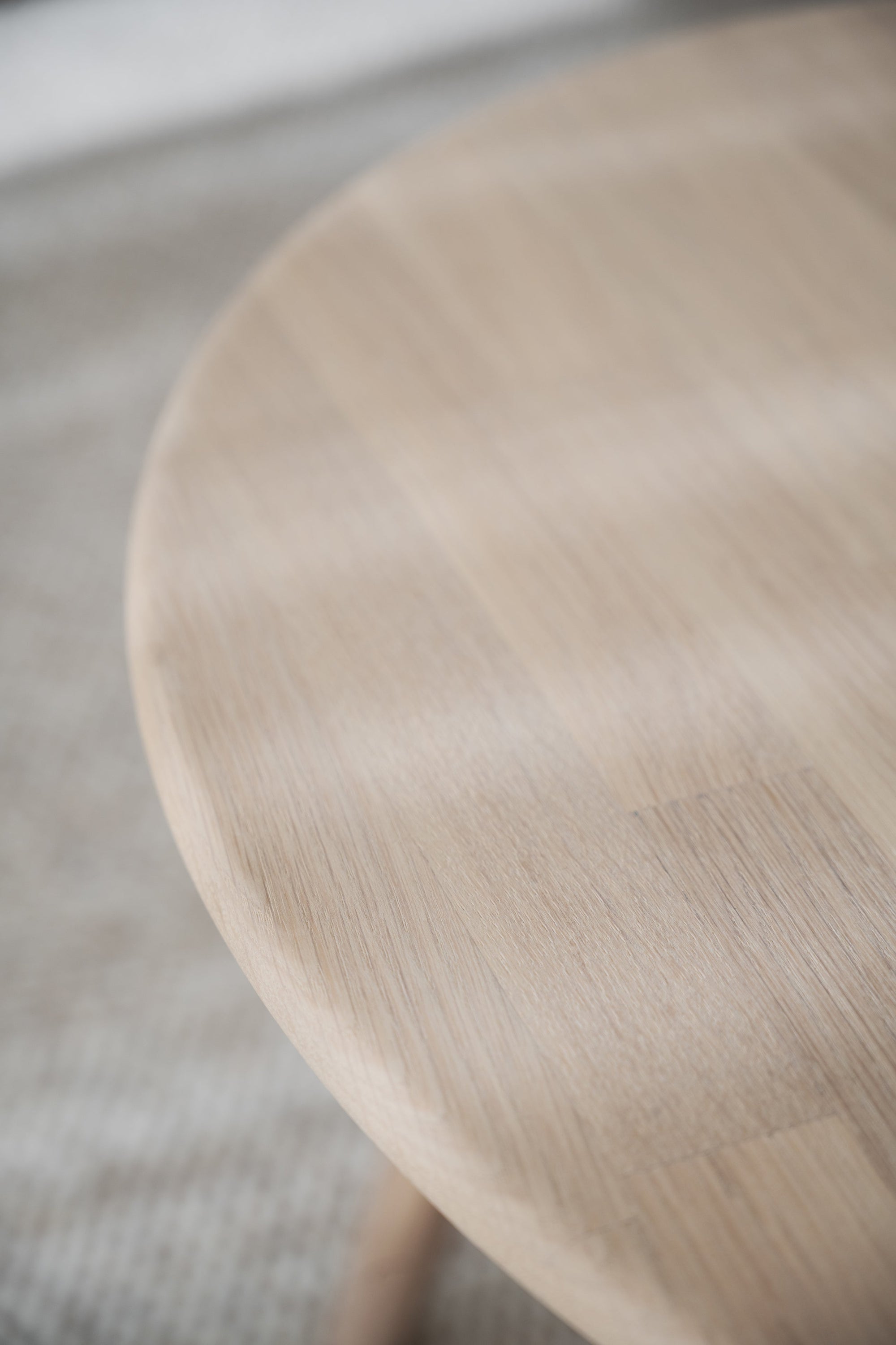 Tompkins Round Coffee Table Ø60 cm – Whitewash Oak – 4