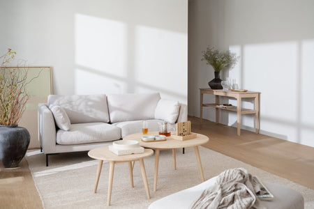 Tompkins Round Coffee Table Ø60 cm – Whitewash Oak – 3