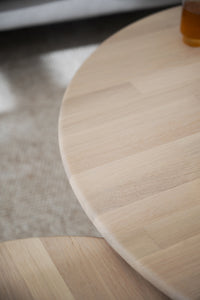 Tompkins Coffee Table 90 cm – Round / Whitewash Oak – 4