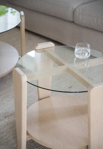 Arran Round Coffee Table Ø52 cm – Whitewash Oak – Default Title – 3