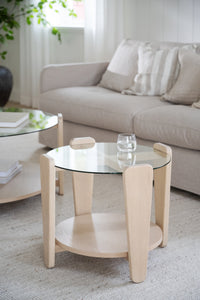 Arran Round Coffee Table Ø52 cm – Whitewash Oak – Default Title – 2