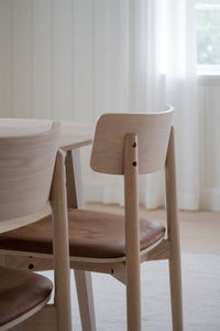 Wolcott Dining Chair (Set of 2) – Whitewash Oak / Brown – 3