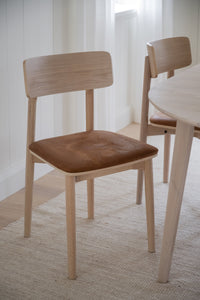 Wolcott Dining Chair (Set of 2) – Whitewash Oak / Brown – 2