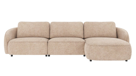 Norris 4-Seater Sofa with Chaise Longue – Right-hand chaise – 1