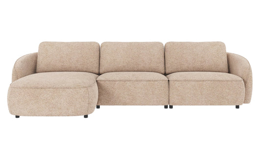 Norris 4-Seater Sofa with Chaise Longue – Left-hand chaise – 1