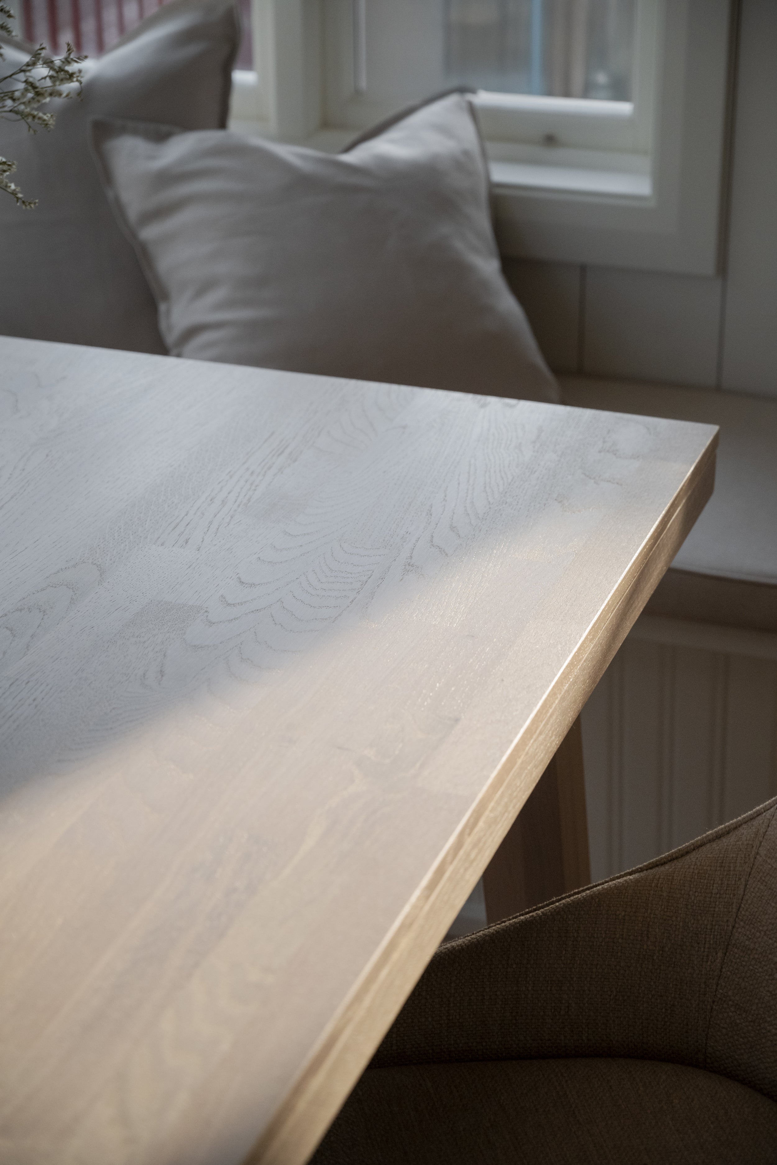 BROOKLYN Oak Dining Table 170 CM – Standard table – 170 cm / Whitewashed Oak – 6