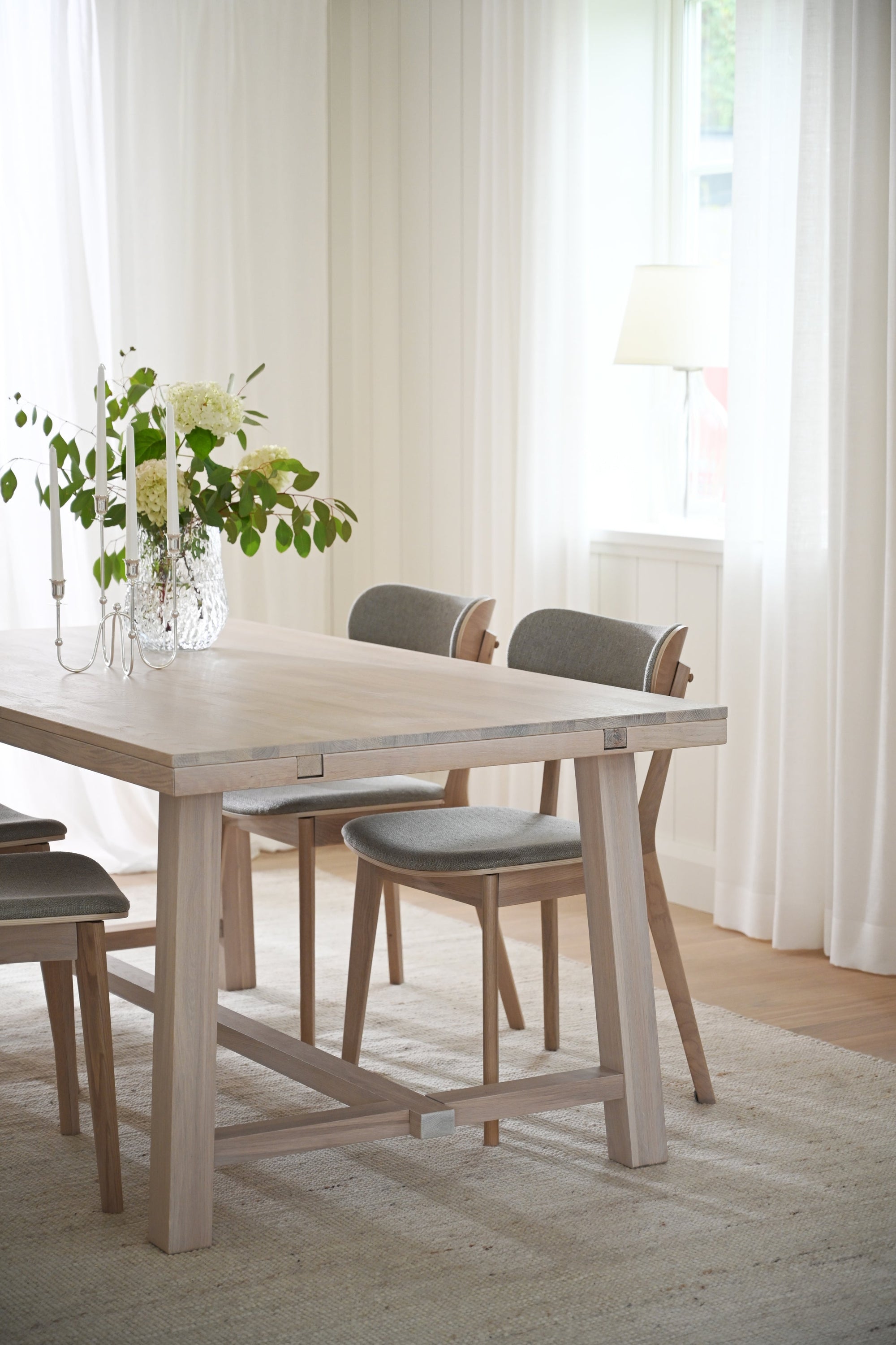 BROOKLYN Oak Dining Table 170 CM – Standard table – 170 cm / Whitewashed Oak – 3