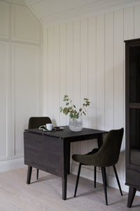 FILIPPA Drop Leaf Table 80CM & 120CM – Dark Brown Oak / Medium 80CM – 2