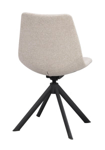 Dunmore Swivel Dining Chair (Set of 2) – Light Beige – 4