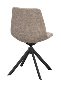 Dunmore Swivel Dining Chair (Set of 2) – Dark Beige – 7