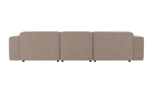 Willard 4-Seater Modular Sofa with Chaise Longue – Beige / Right-hand chaise – 4