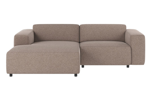 Willard 3-Seater Modular Sofa with Chaise Longue – Beige / Left-hand chaise – 1