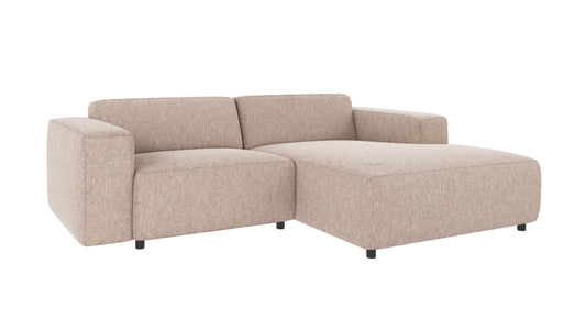 Willard 3-Seater Modular Sofa with Chaise Longue – Light Beige / Right-hand chaise – 5