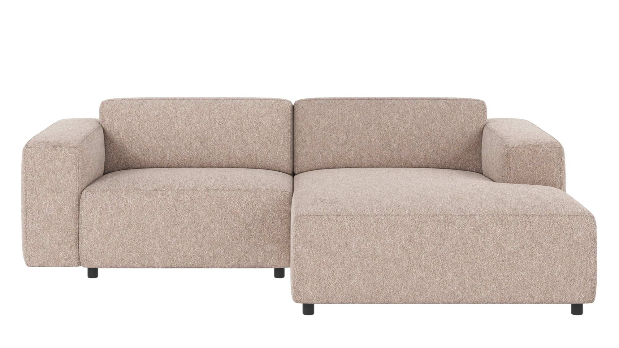 Willard 3-Seater Modular Sofa with Chaise Longue – Light Beige / Right-hand chaise – 1