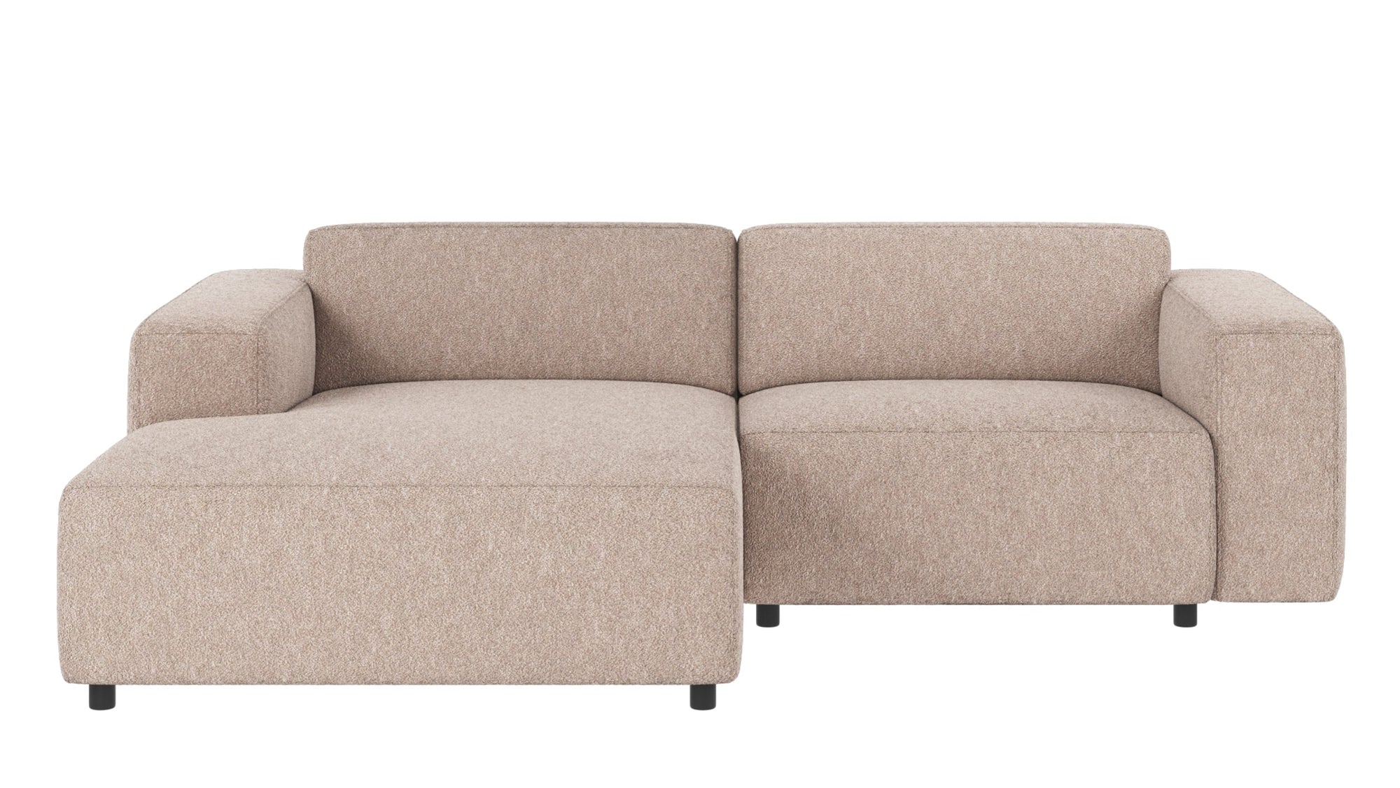 Willard 3-Seater Modular Sofa with Chaise Longue – Light Beige / Left-hand chaise – 1
