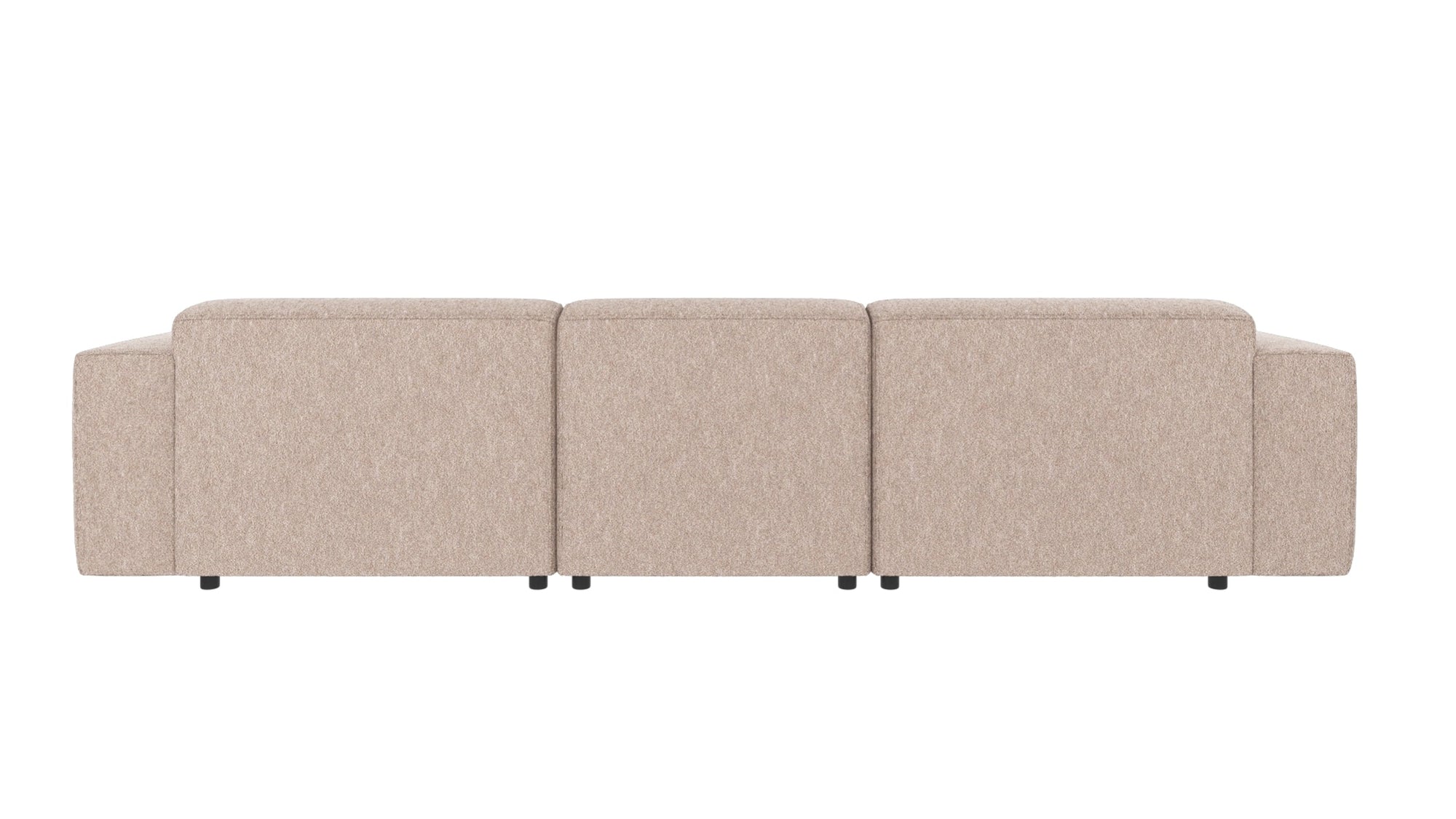 Willard 4-Seater Modular Sofa with Chaise Longue – Light Beige / Left-hand chaise – 5