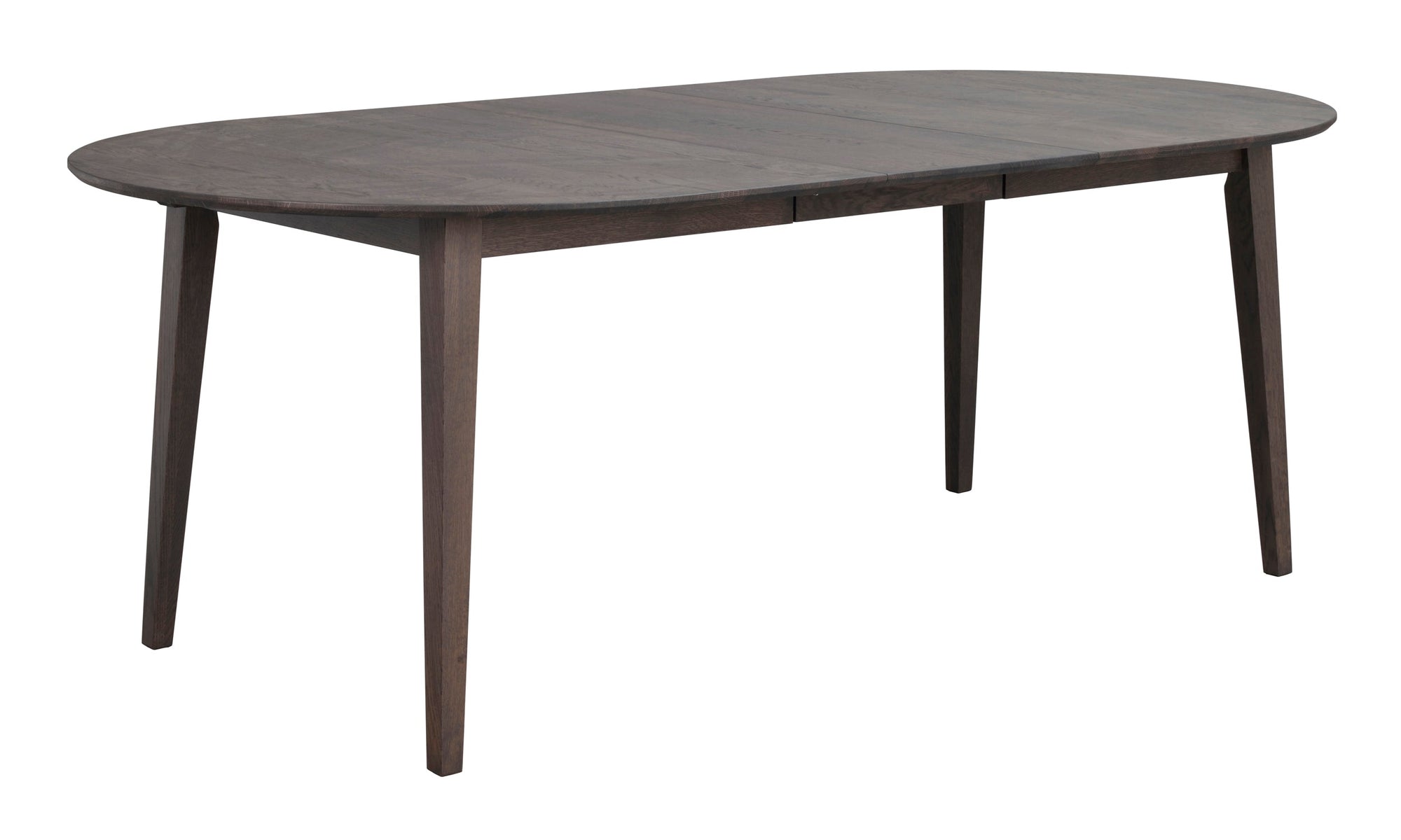 FILIPPA Oval Extending Table 170/210/250CM – Dark Brown Oak / Standard Table (one leaf included) – 9