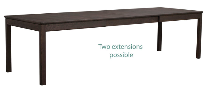 Gardner Dining Table, Brown Oiled Oak, 200 to 300 cm – Standard 200 CM – 8
