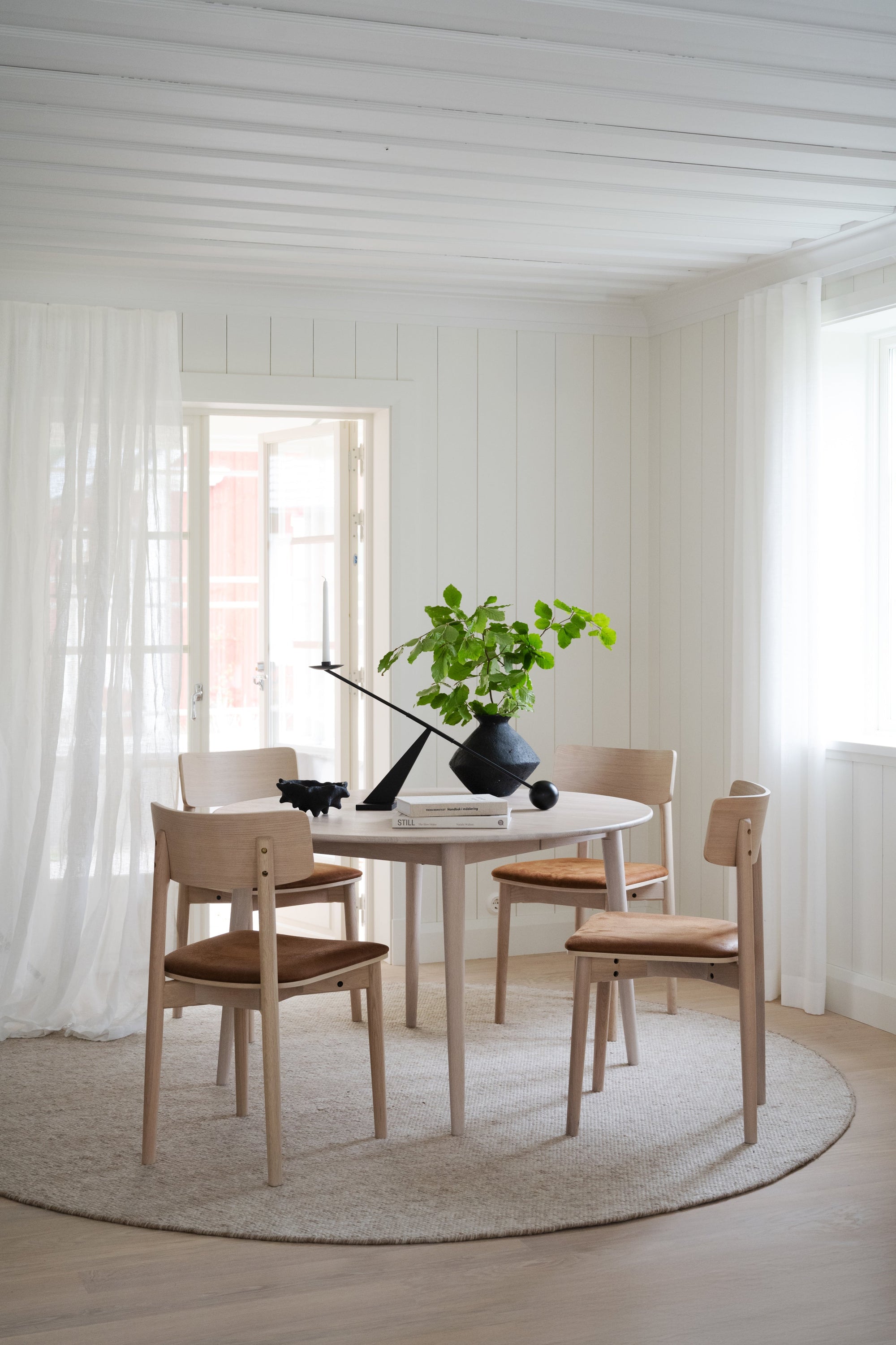 AUCKLAND Wool Round Carpet Ø250 – beige wool – 3