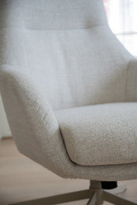 Conroe Swivel Armchair – Light Beige – Default Title – 3