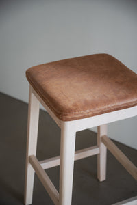 Livermore Bar Stool (Set of 2) – Whitewash Oak / Brown – 3