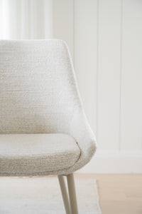 SIERRA Fabric Set of 2 Chairs – Light Beige / Beige Legs – 7