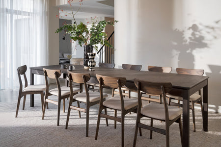 Gardner Dining Table, Brown Oiled Oak, 200 to 300 cm – Standard 200 CM – 5