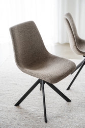 Dunmore Swivel Dining Chair (Set of 2) – Dark Beige – 2