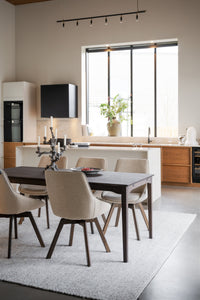 Markham Dining Table 180 x 90 cm – Brown Oak – 3