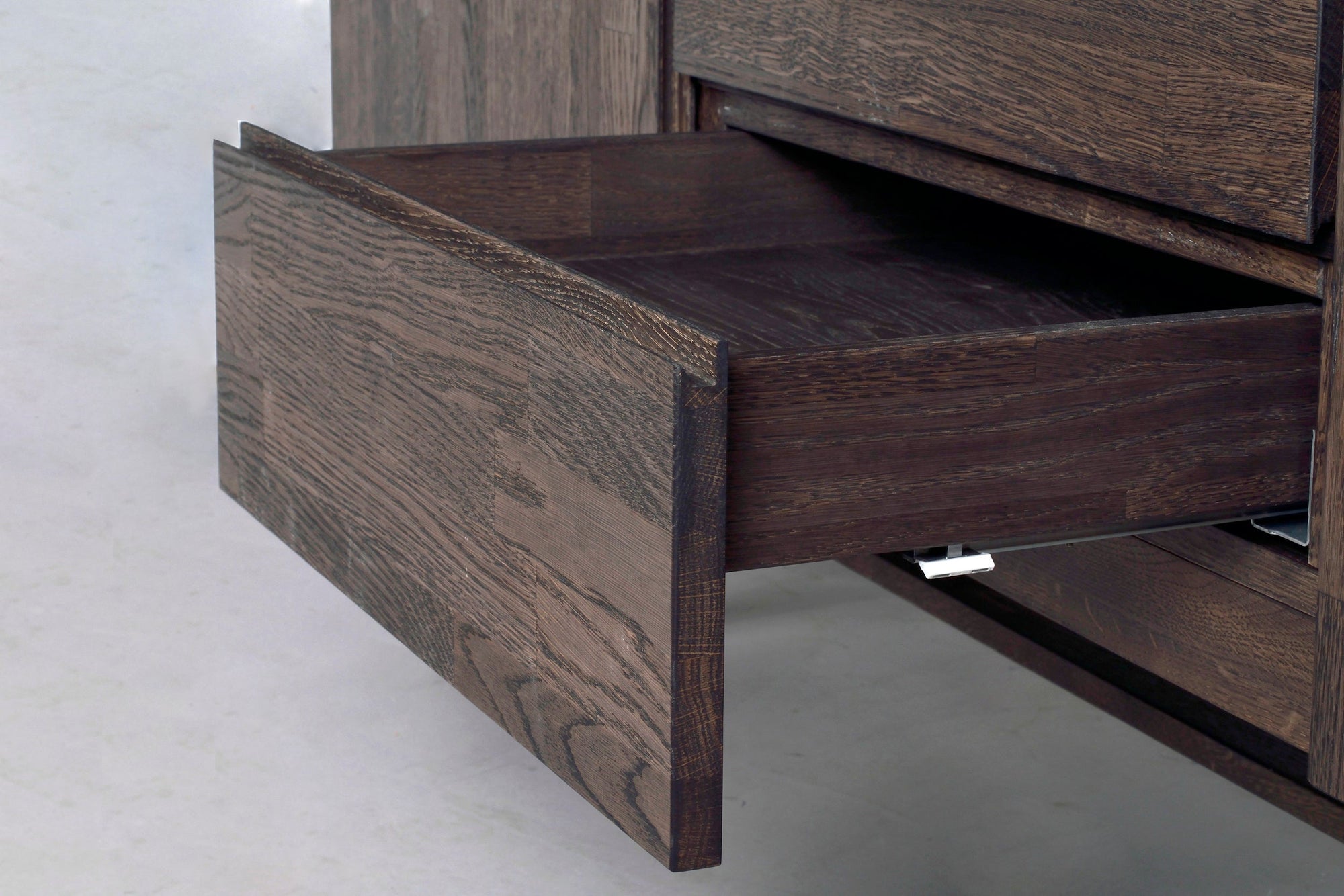 BROOKLYN Oak TV Unit 160CM – Dark brown – 4